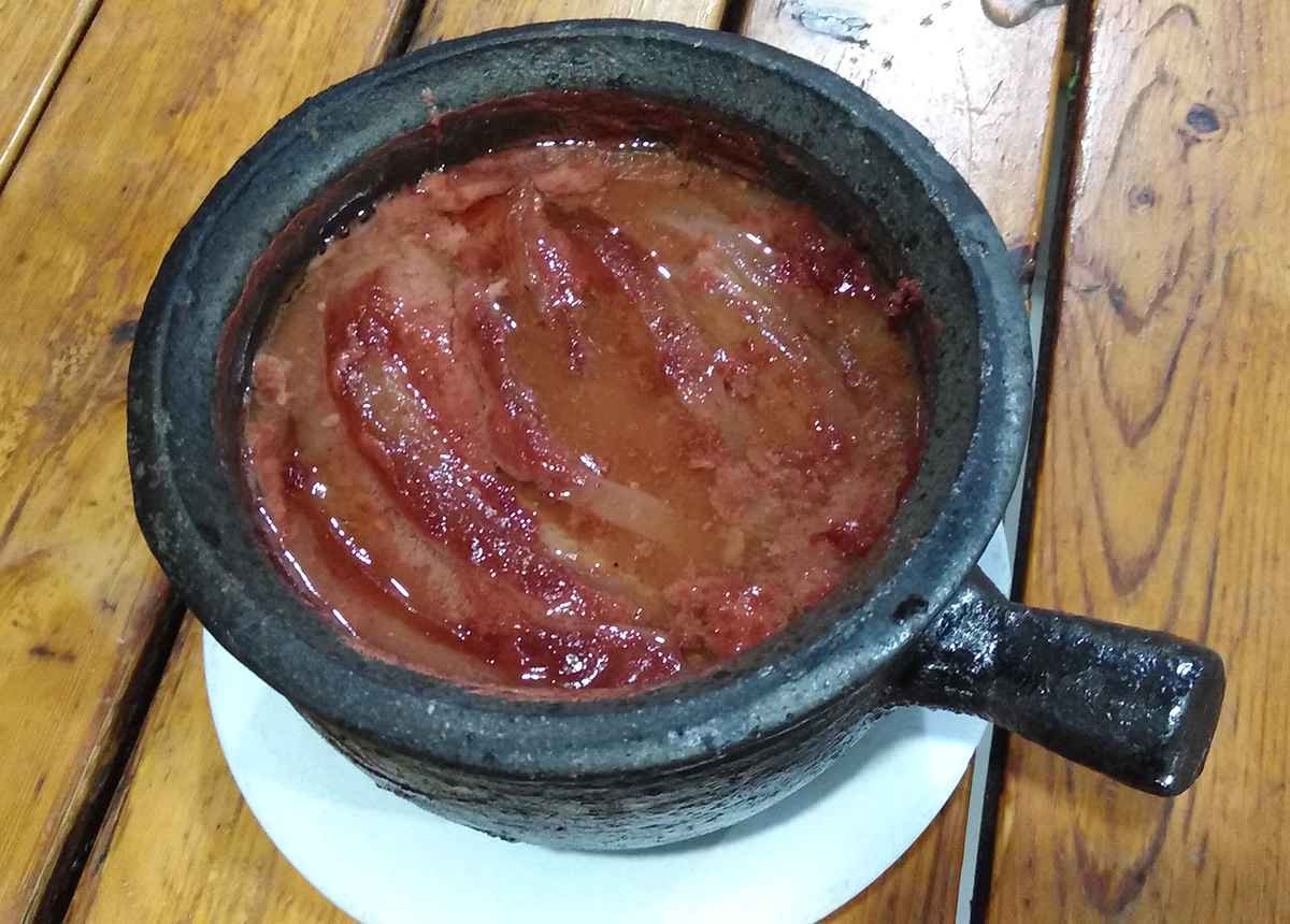 健腐肉砂锅